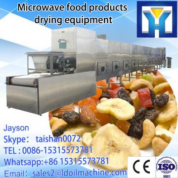 Continuous tunnel microwave meat drying and sterilization machine