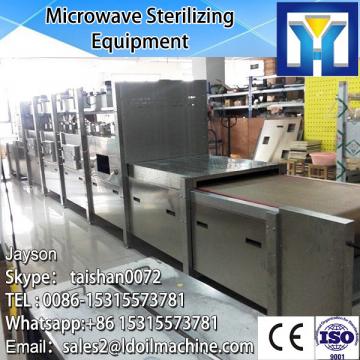 Continuous microwave drying and sterilizing machinery for ginger powder