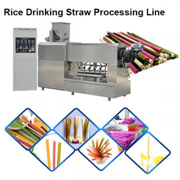 2020 popular automatic industrial long cut pasta rice macaroni rice drinking straw making machine