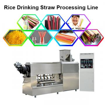 Natural rice flour drinking straw making machine pasta straw making machine